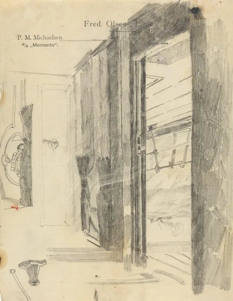 Båtinredning av Christian Krohg