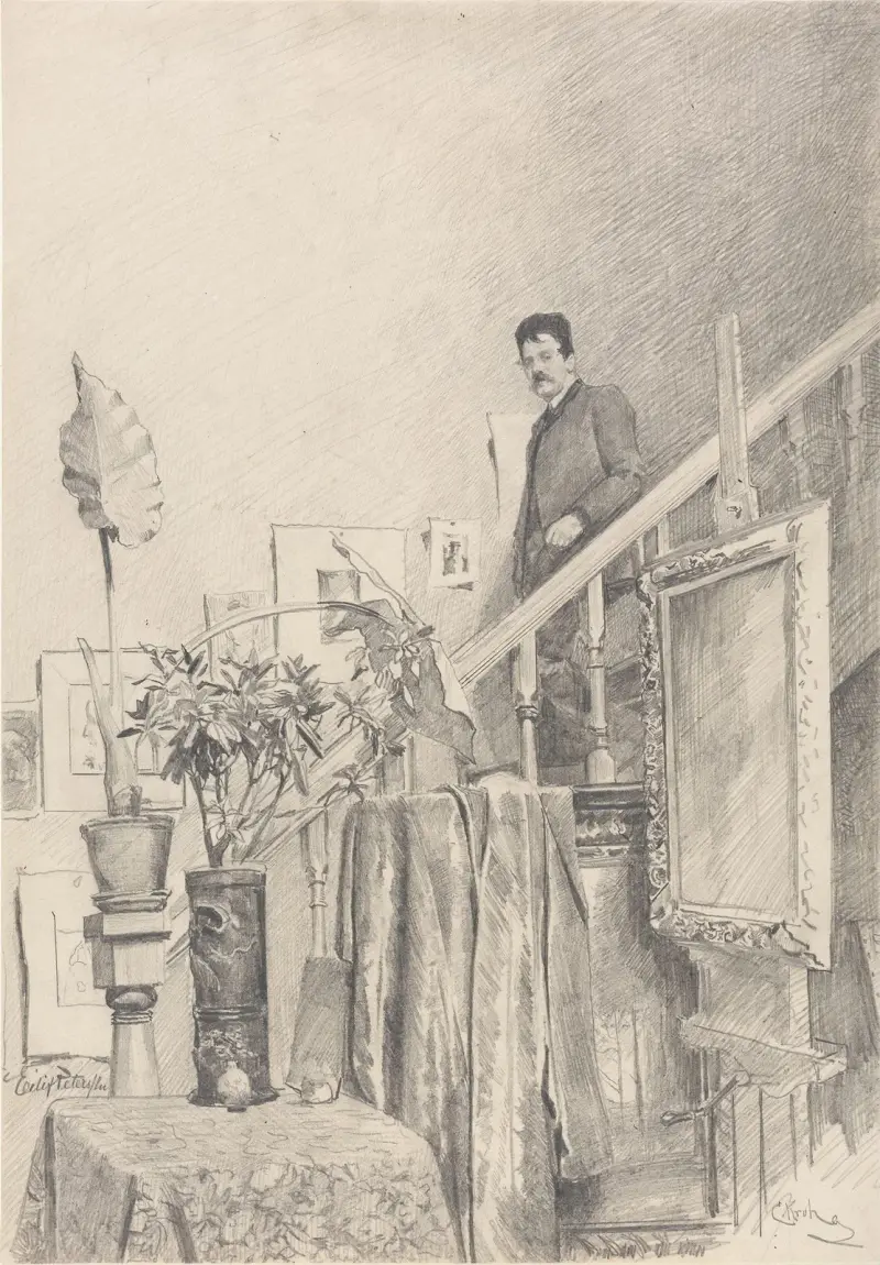Eilif Peterssen av Christian Krohg