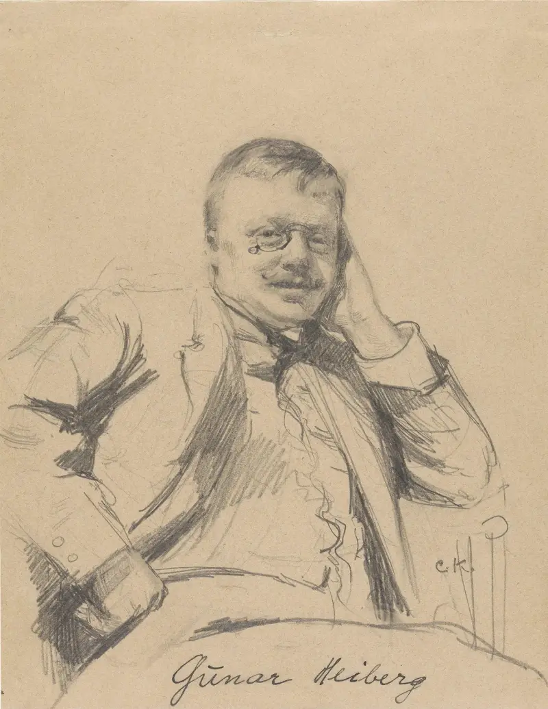Gunnar Heiberg av Christian Krohg