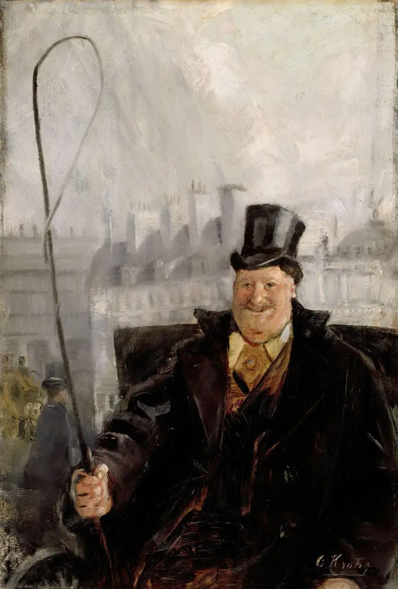 Parisian Coachman av Christian Krohg