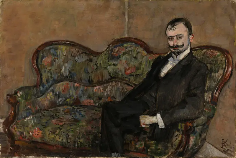 Portrait of Sigurd Bødtker av Christian Krohg