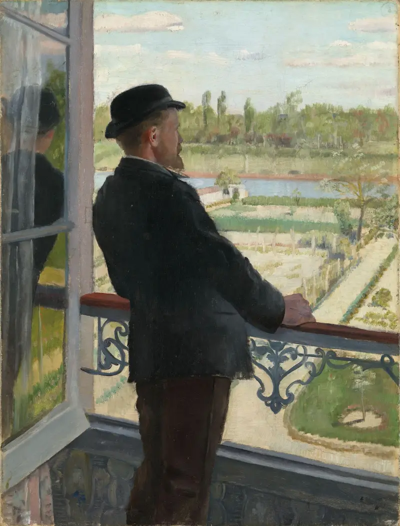 Porträtt av den svenske målaren Karl Nordström av Christian Krohg