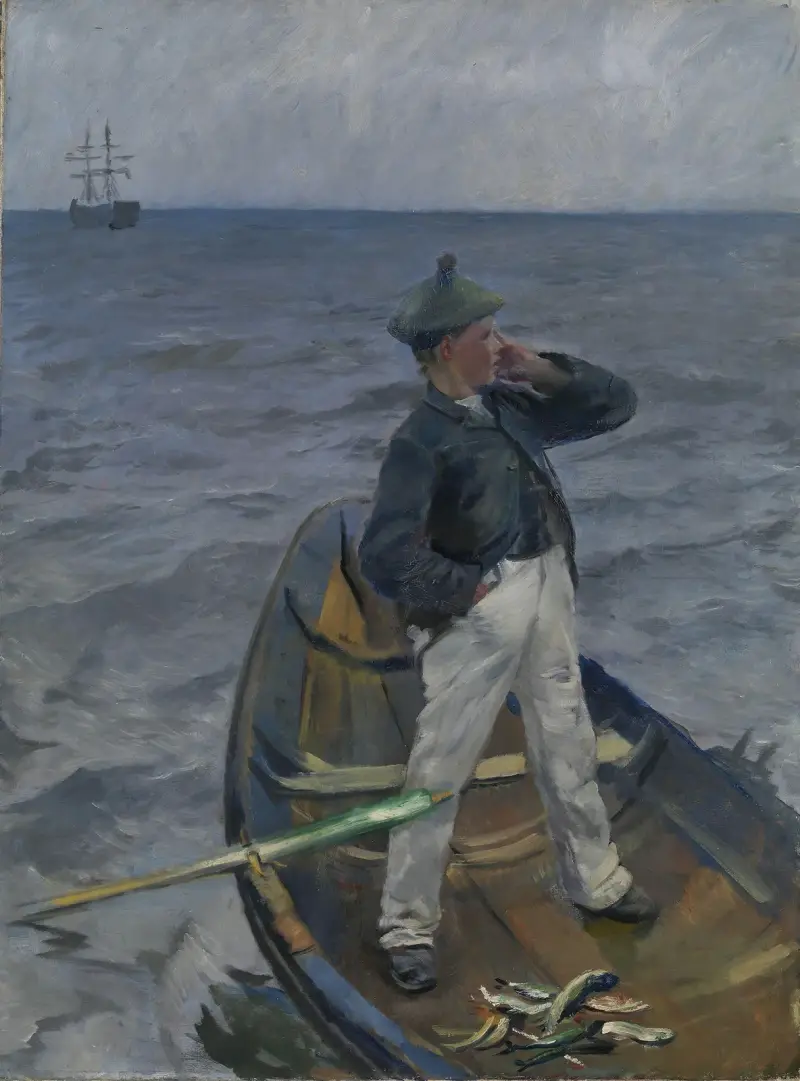 The Inshore Channel av Christian Krohg