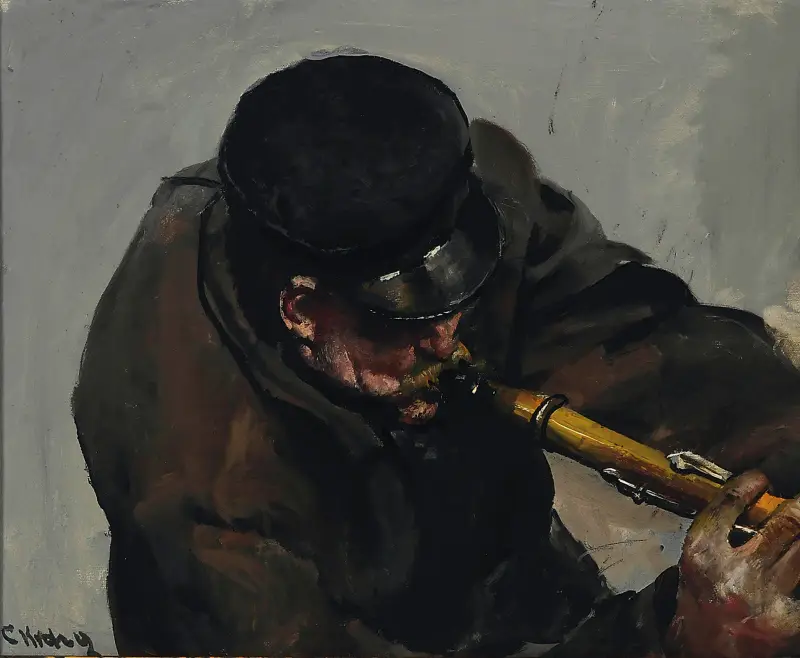 The Musician av Christian Krohg