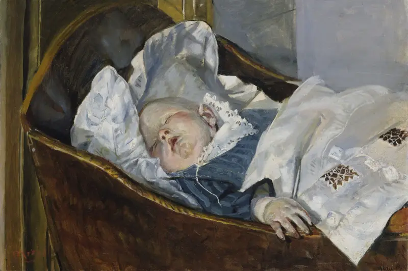 Tulla, the Artist’s Grandchild av Christian Krohg