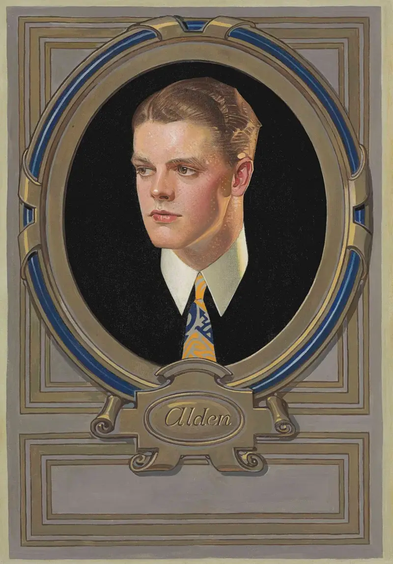 Alden–Arrow Collar Ad av Joseph Christian Leyendecker
