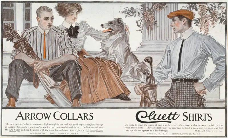 Arrow collars. Cluett shirts, 1895 – nr 2 av Joseph Christian Leyendecker