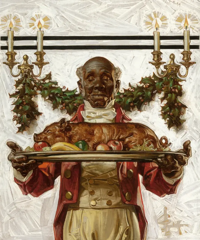 Julmiddag av Joseph Christian Leyendecker
