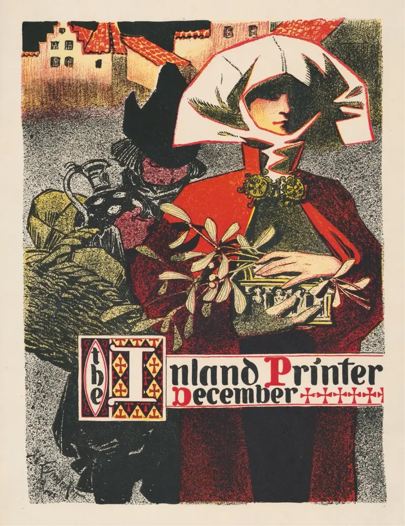 Inland Printer, grudzień, Joseph Christian Leyendecker
