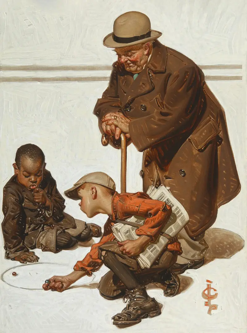 Kulspel av Joseph Christian Leyendecker