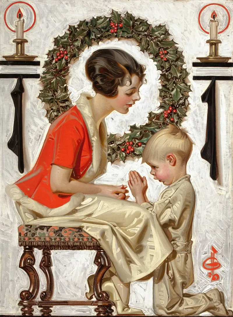 Saturday Evening Post-omslag av Joseph Christian Leyendecker
