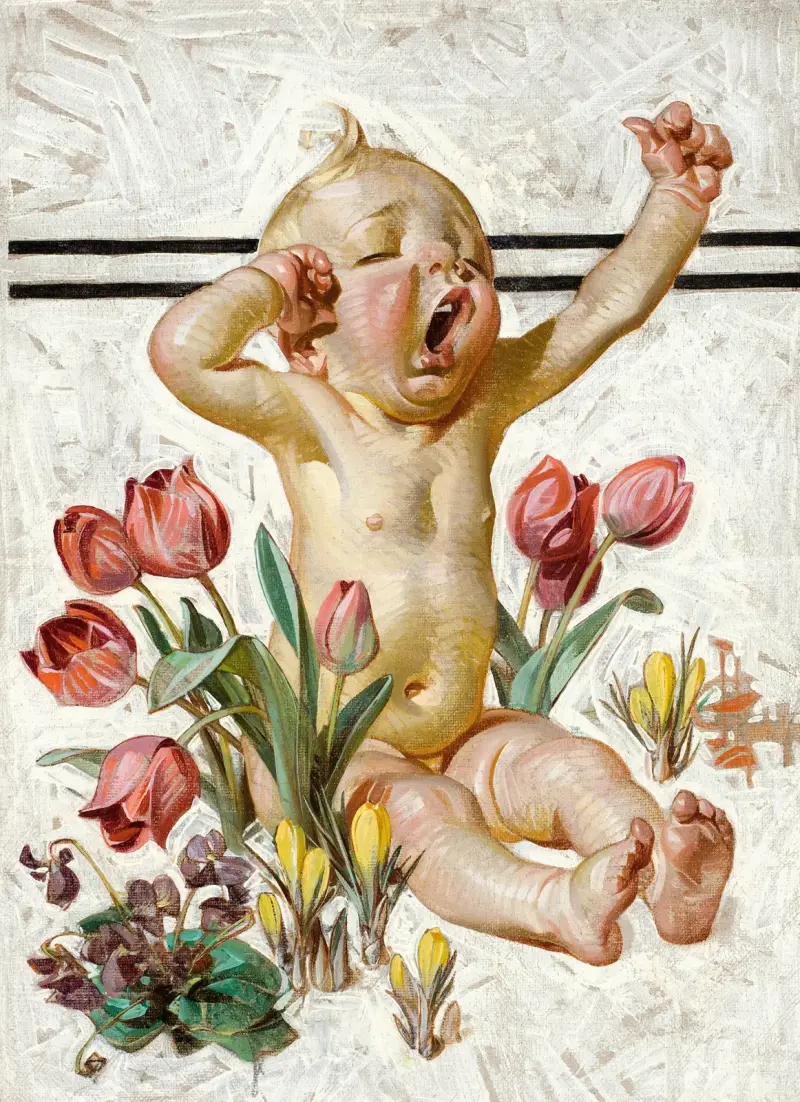 Våren har kommit av Joseph Christian Leyendecker