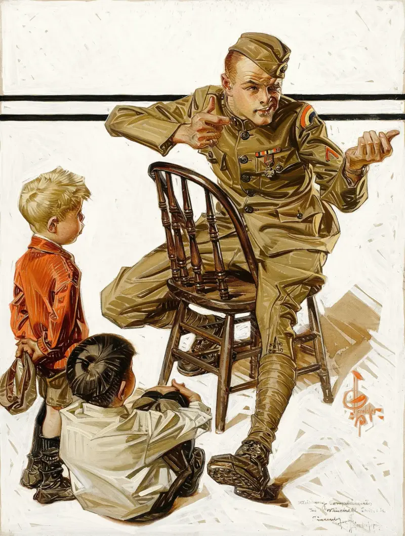 The Hero’s War Story av Joseph Christian Leyendecker