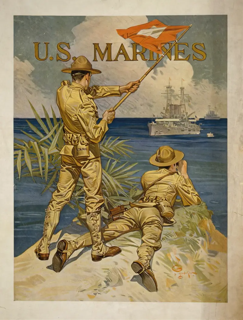 U.S. Marines von Joseph Christian Leyendecker