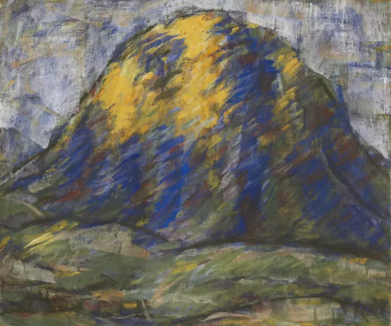 Alpenglühen av Christian Rohlfs
