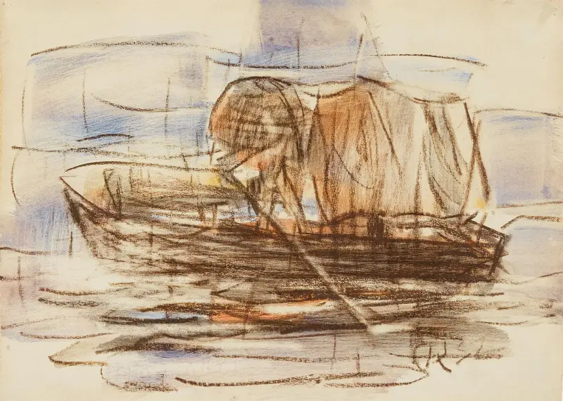 Am Lago Maggiore av Christian Rohlfs