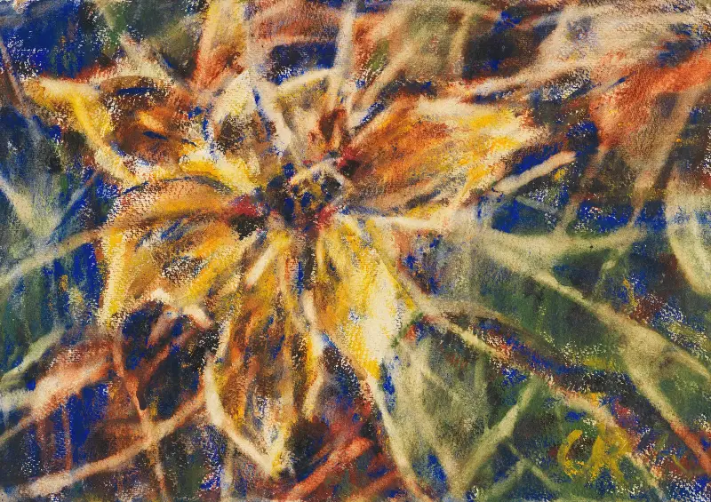 Gelbe Magnolie av Christian Rohlfs