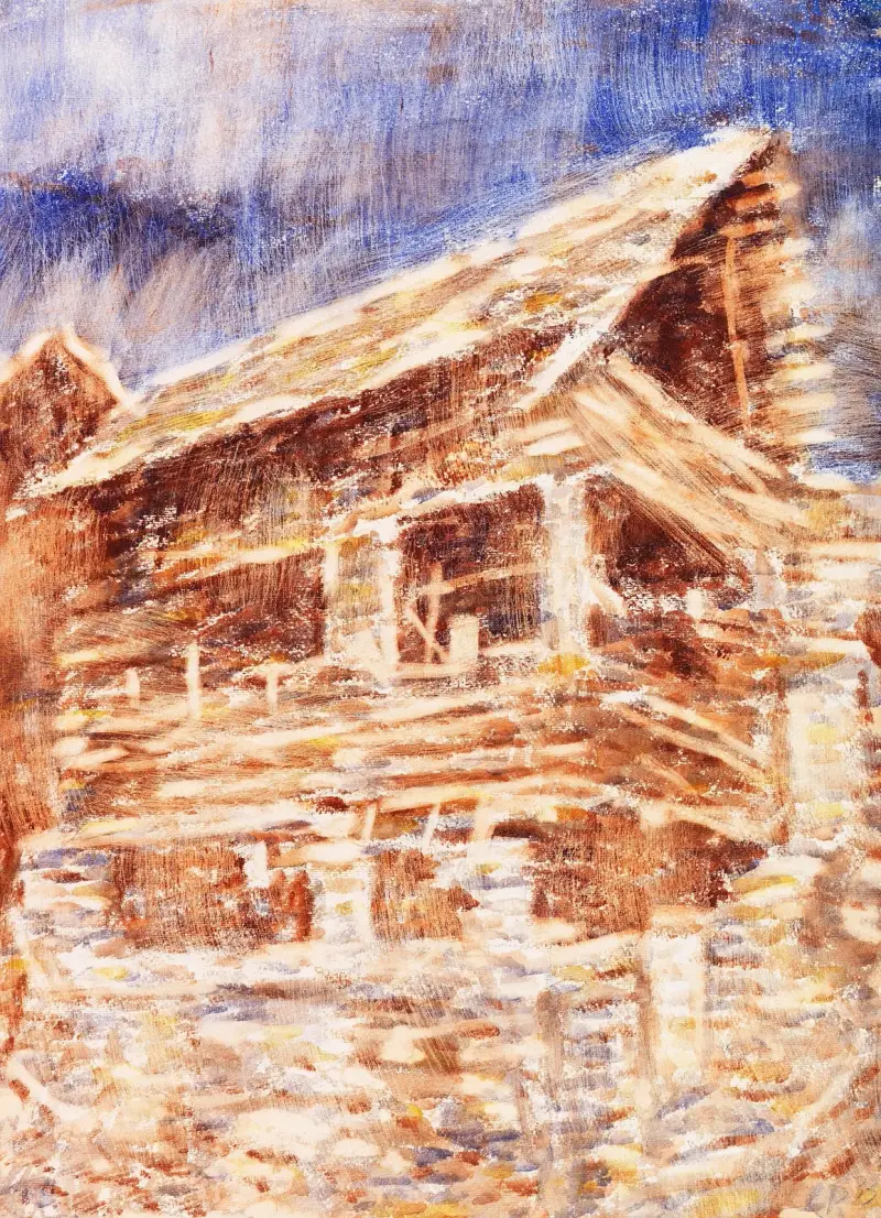 Haus in Bosco av Christian Rohlfs