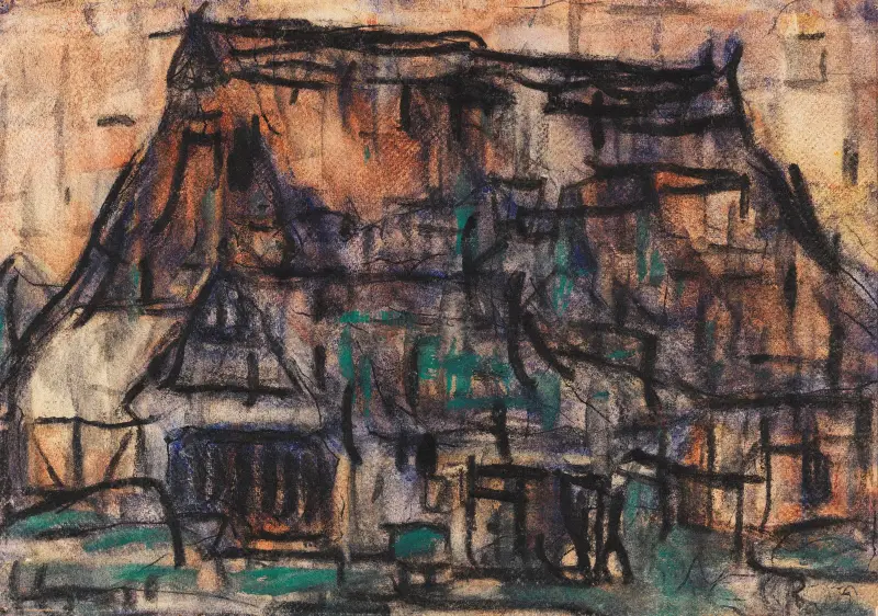 Haus in Soest av Christian Rohlfs