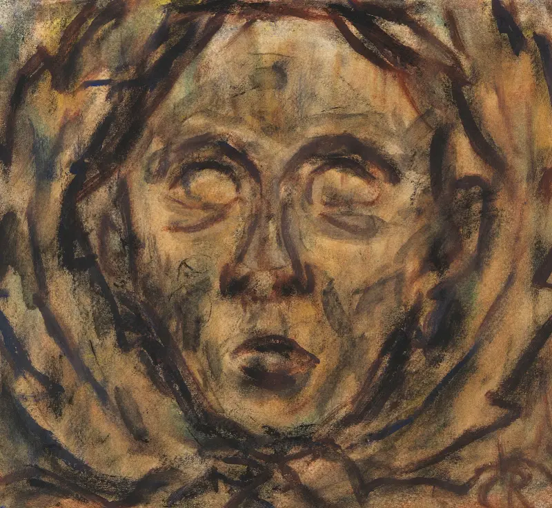 Kopf (Ornament) av Christian Rohlfs