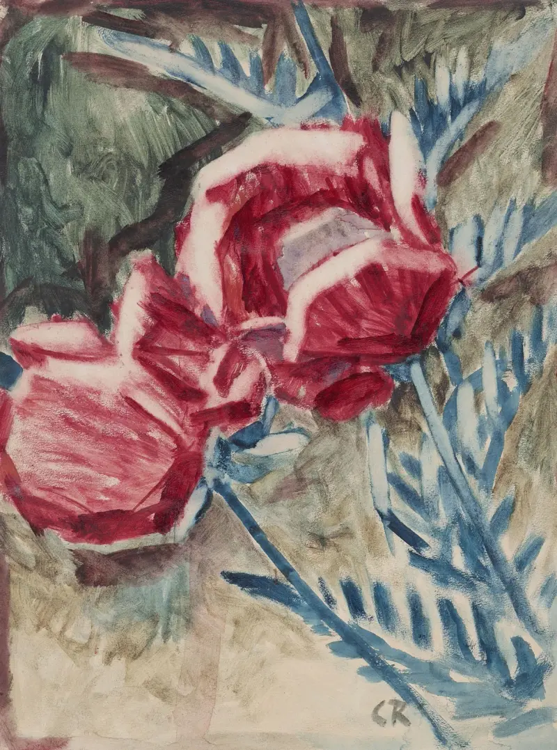 Vallmoblommor av Christian Rohlfs