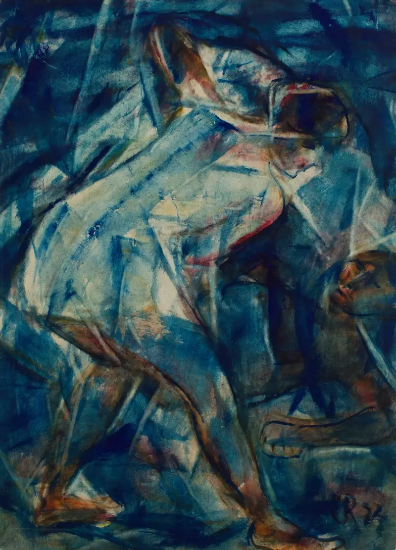 Zwei Figuren von Christian Rohlfs
