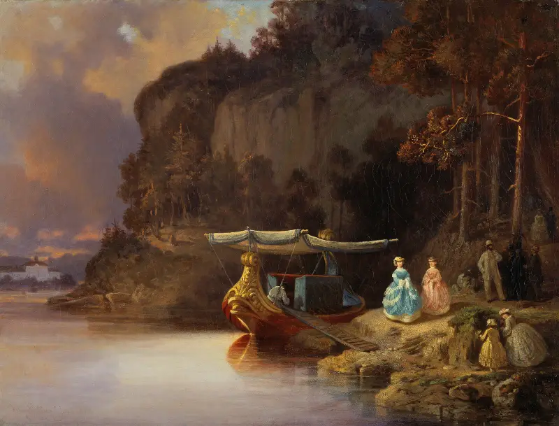 Carl’s Cliff. View of Edsviken av Johan Christoffer Boklund