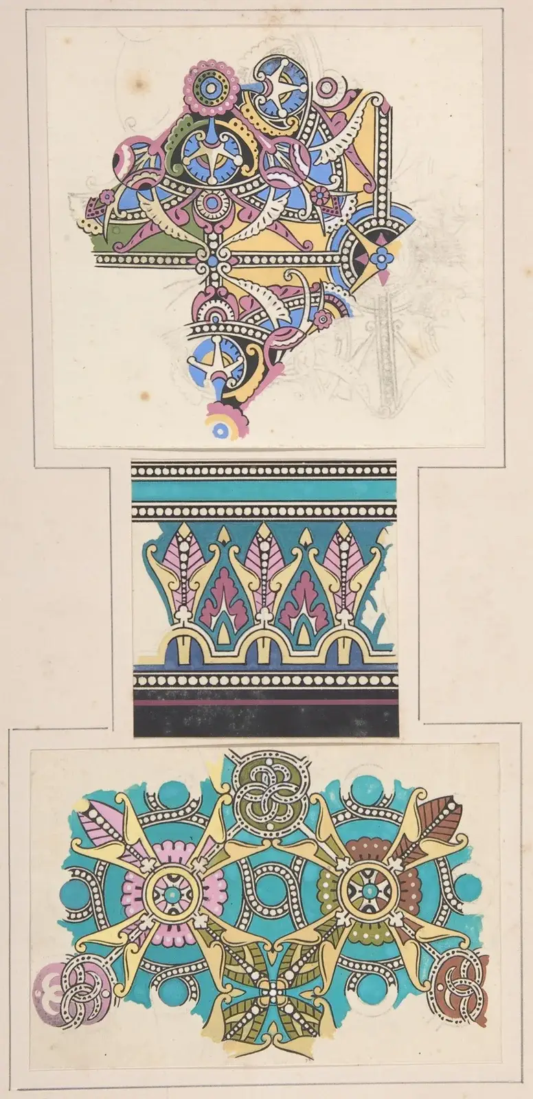 Designzeichnung, 1883 – Nr. 10 von Christopher Dresser