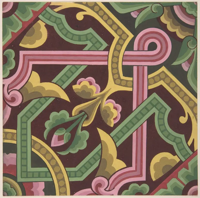 Designzeichnung, 1883 – Nr. 11 von Christopher Dresser