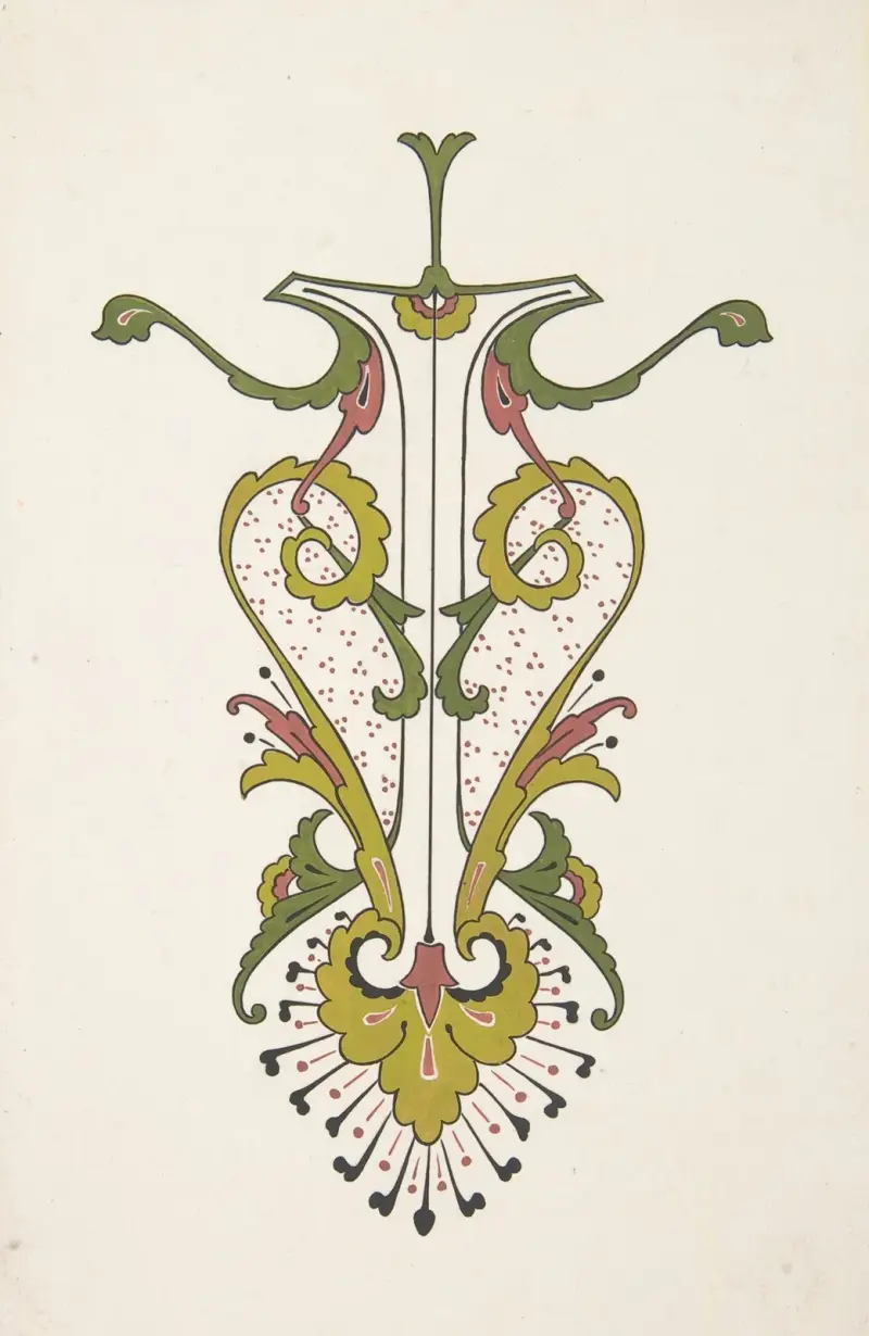 Designzeichnung, 1883 – Nr. 12 von Christopher Dresser