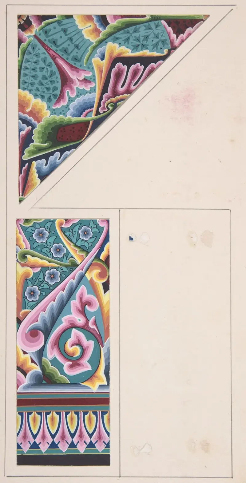 Rysunek projektowy, 1883 – Nr. 8, Christopher Dresser