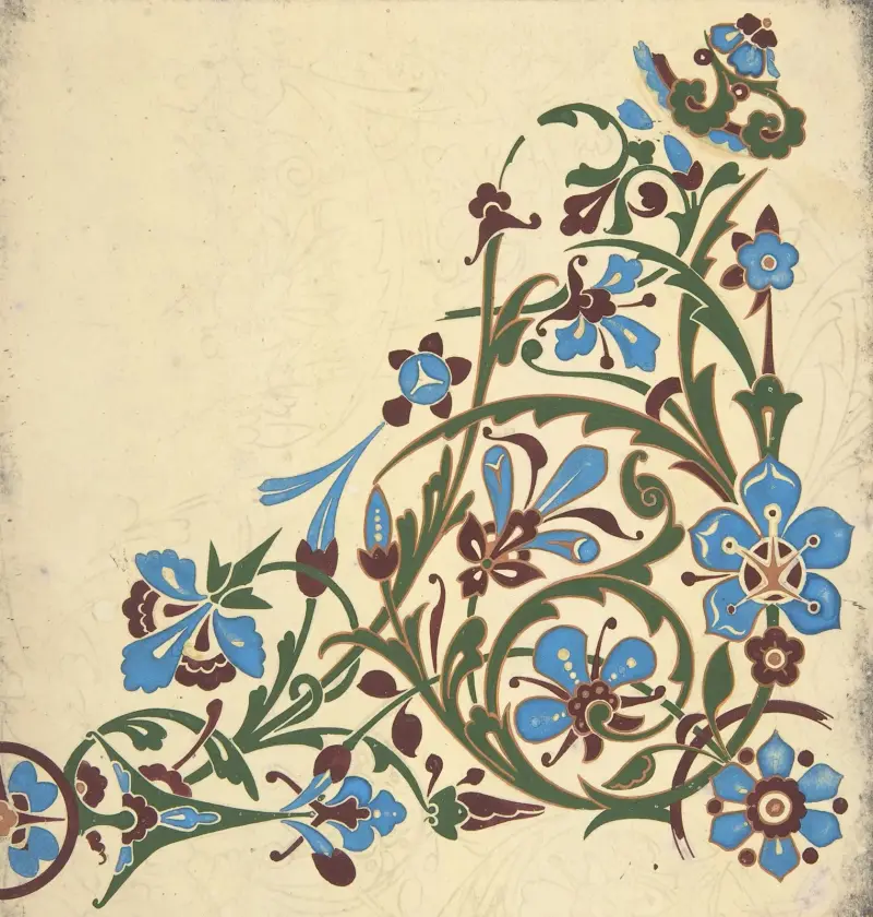 Návrh květinového vzoru, Christopher Dresser