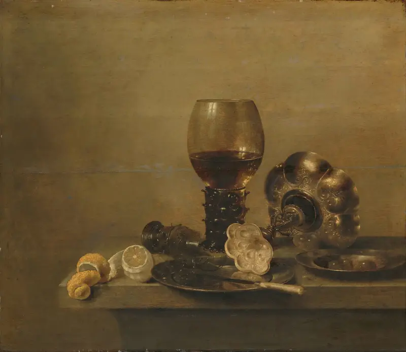 Still Life with a Broken Glass av Willem Claesz Heda