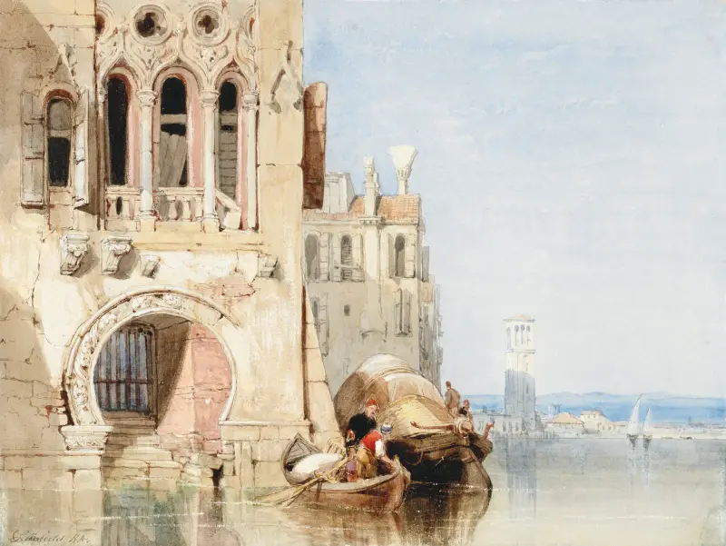 Scena capriccio, Wenecja, Clarkson Stanfield