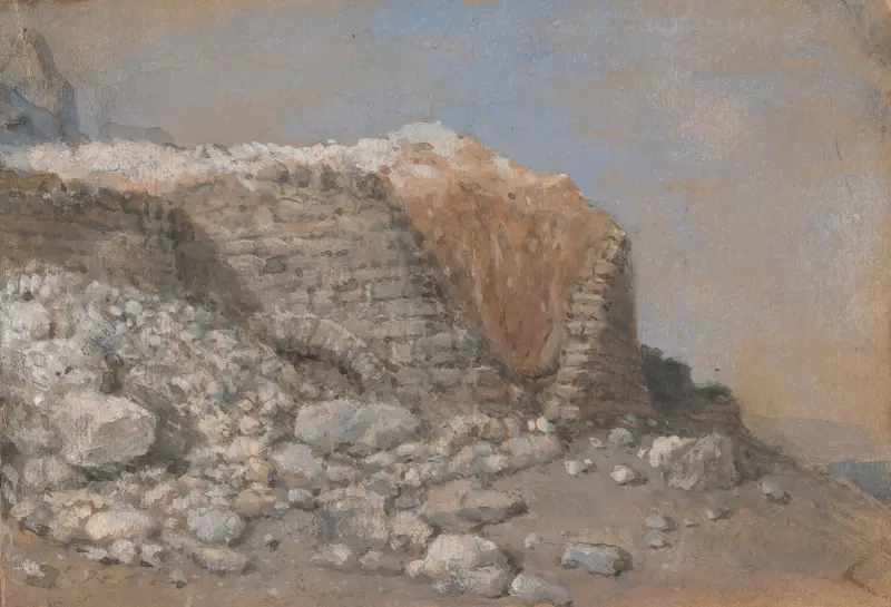 Steinmauer von Clarkson Stanfield