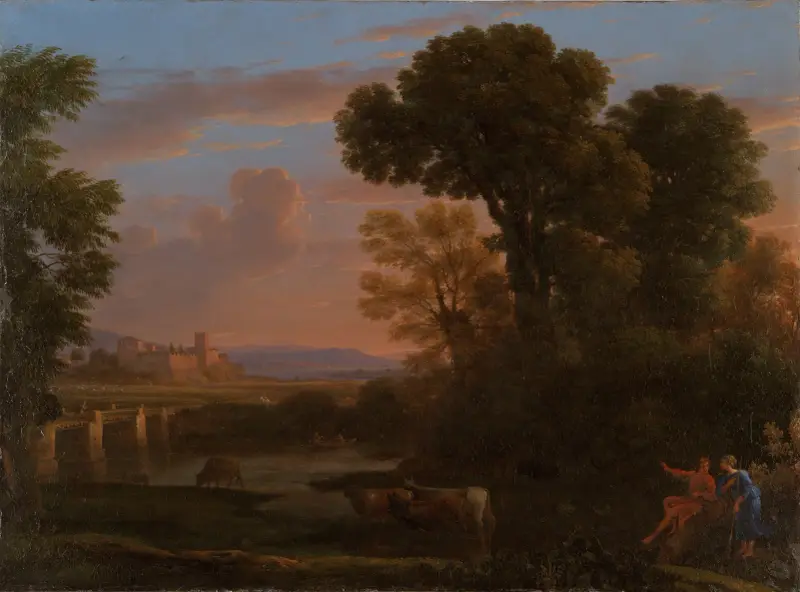 Pastoral landskap av Claude Lorrain