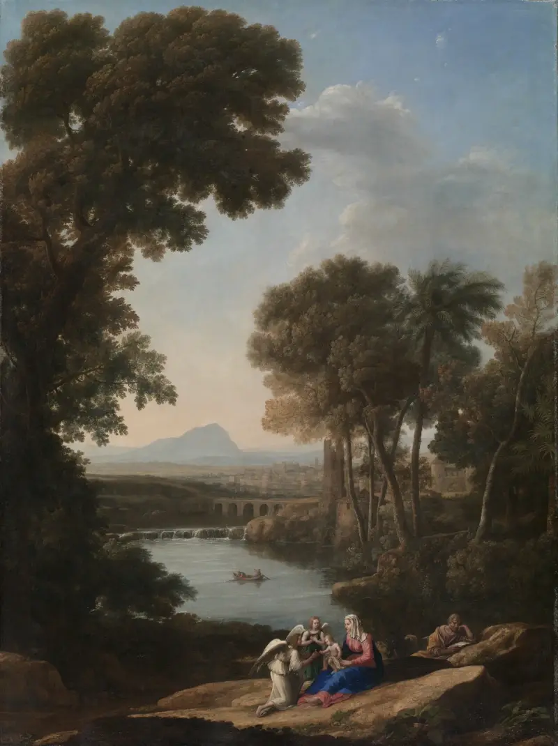 Odpočinek na útěku do Egypta, Claude Lorrain