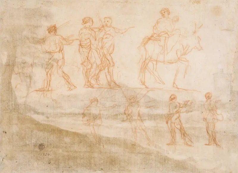 Figurenstudien von Claude Lorrain