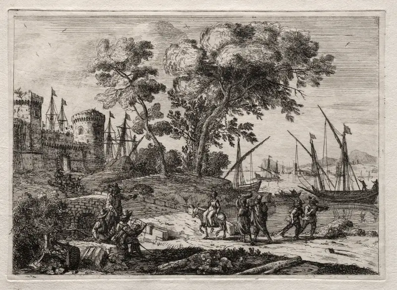 The Draughtsman av Claude Lorrain
