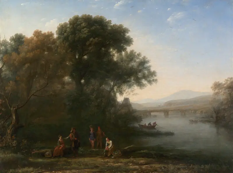 Vadstället (möjligen 1636) av Claude Lorrain