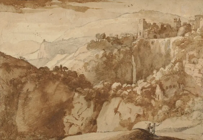 View of Tivoli av Claude Lorrain