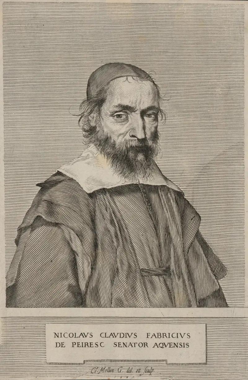 Nicolas Claude Fabri de Peiresc Senator of Aquensis av Claude Mellan