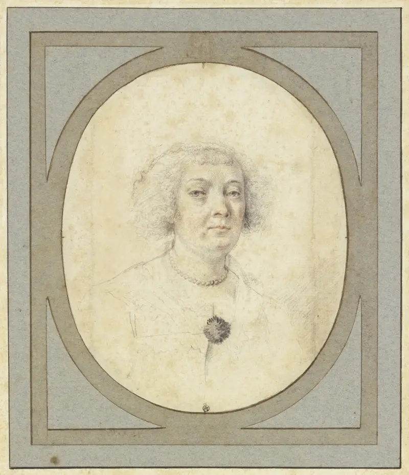 Portrait of a Lady av Claude Mellan