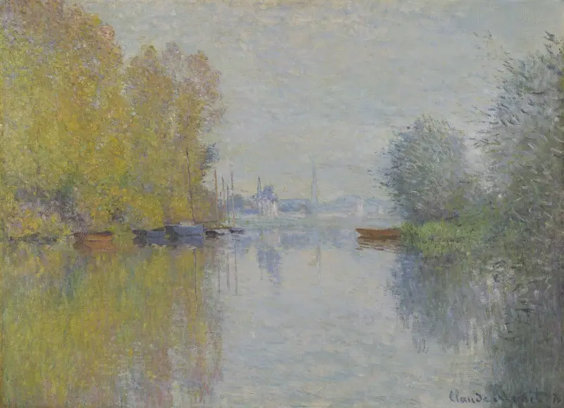 Autumn on the Seine, Argenteuil av Claude Monet