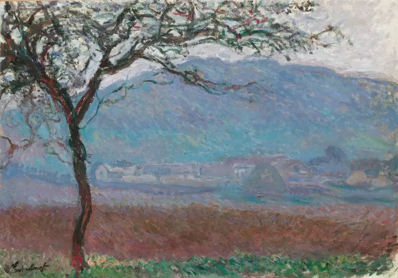 Pole u Giverny, Claude Monet