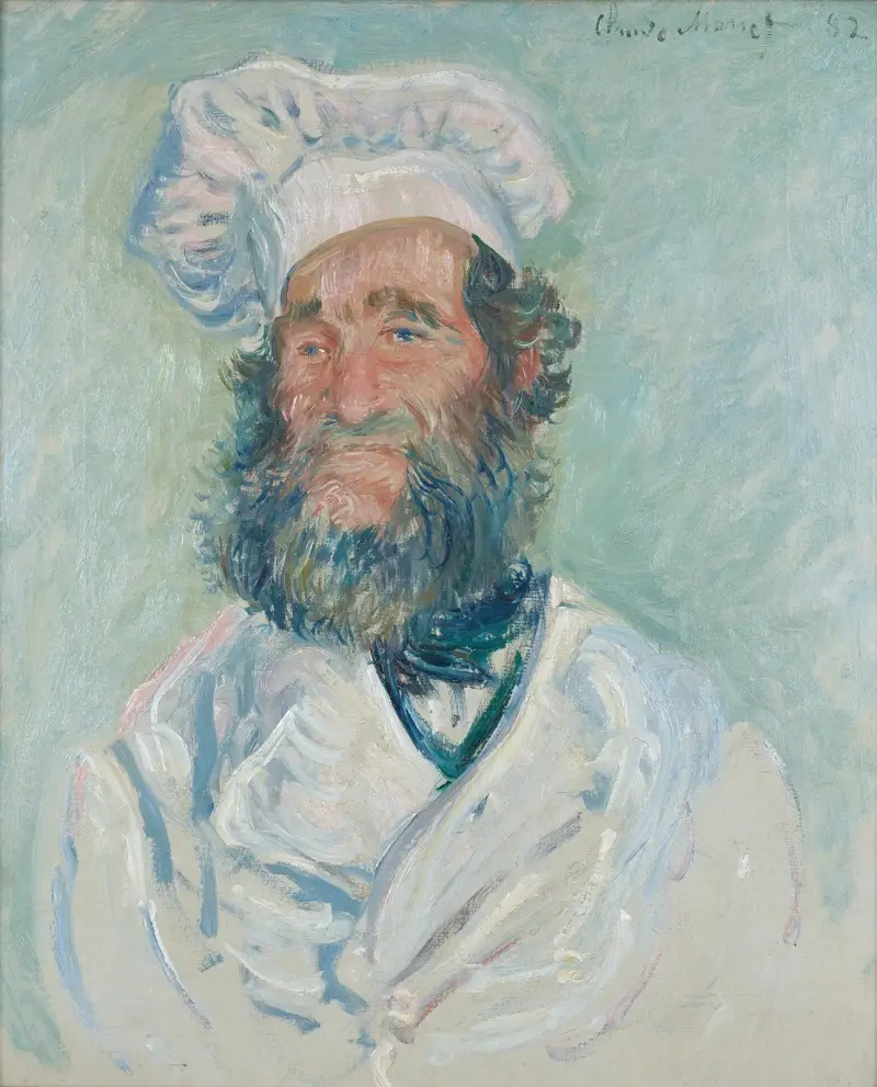 Der Koch (Le Père Paul) Monsieur Paul av Claude Monet