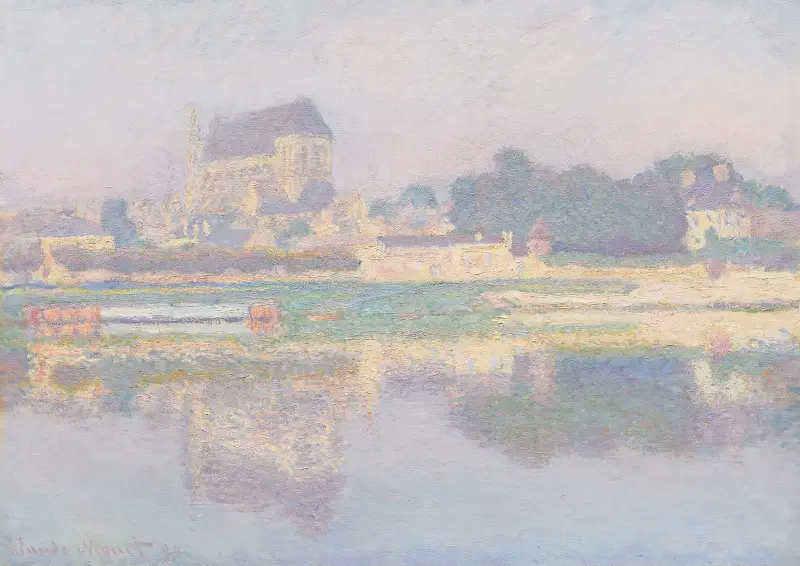 Église de Vernon, Soleil av Claude Monet