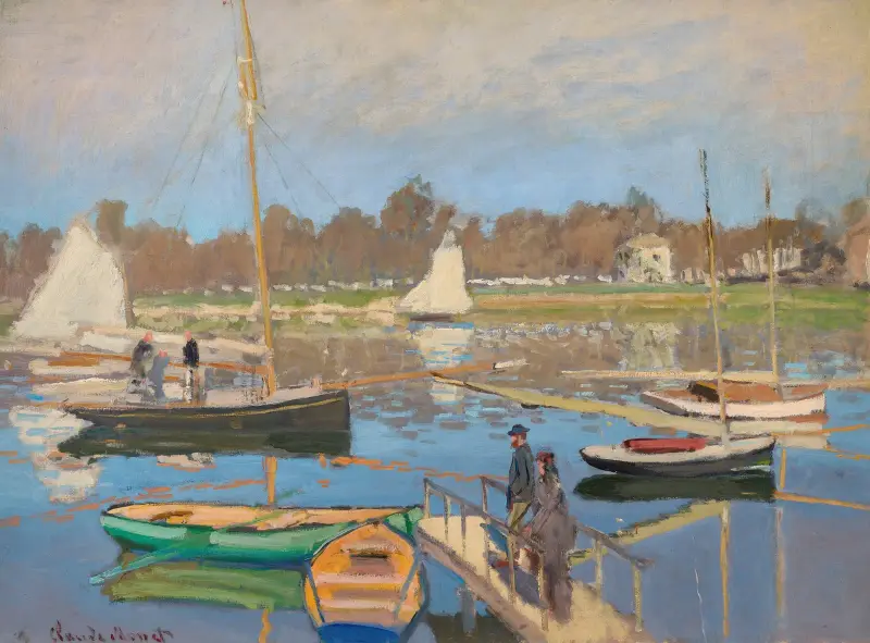 Le bassin d’Argenteuil av Claude Monet