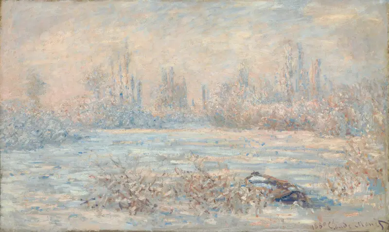 Szron, Claude Monet
