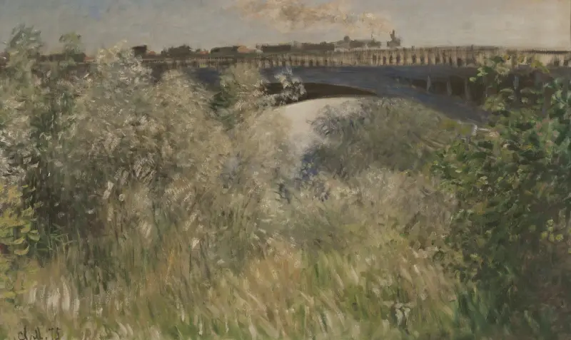 Die Brücke von Argenteuil, 1875 von Claude Monet